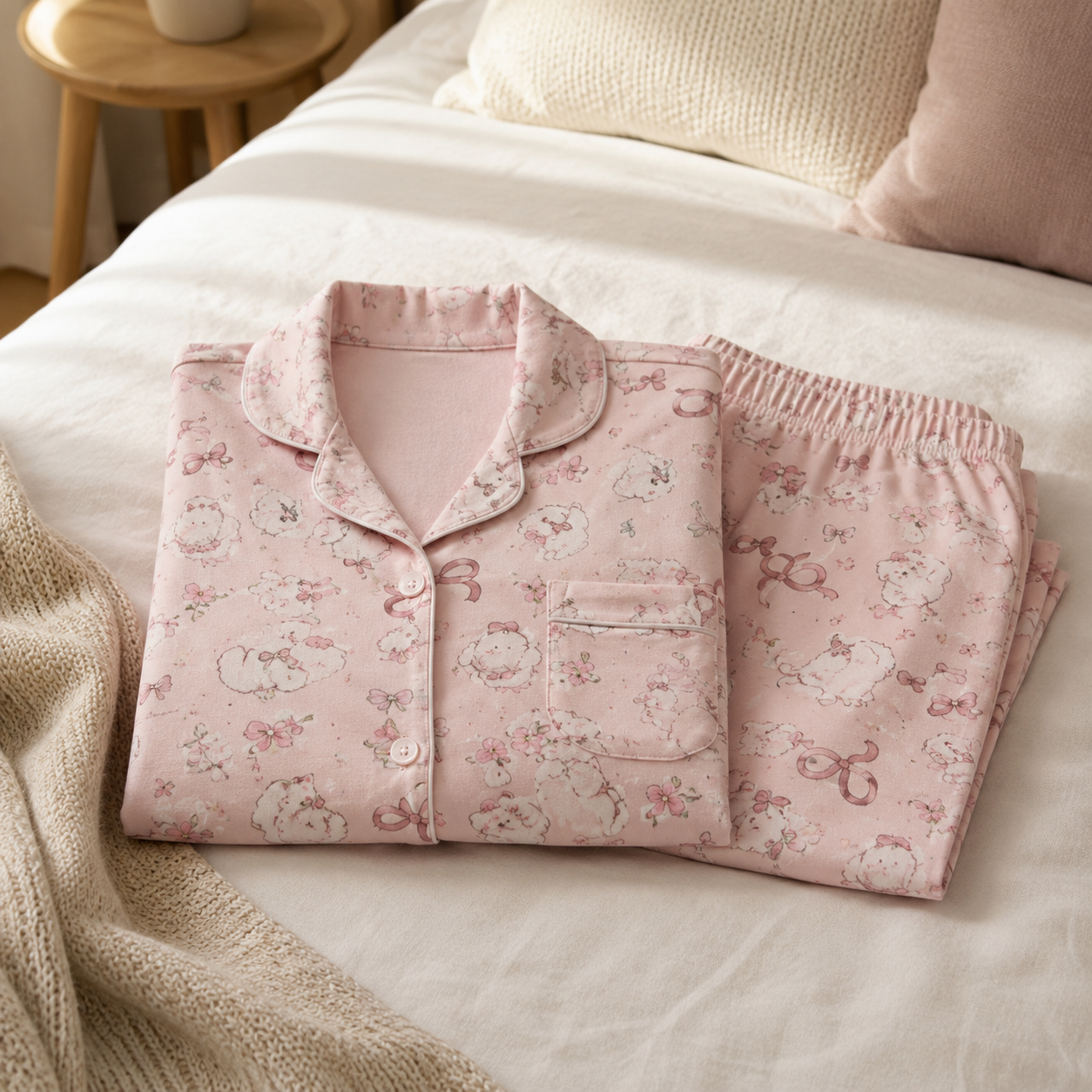 Pijama Poli-algodón Pantalón conejos