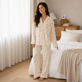Pijama manga larga pantalón osos y moños