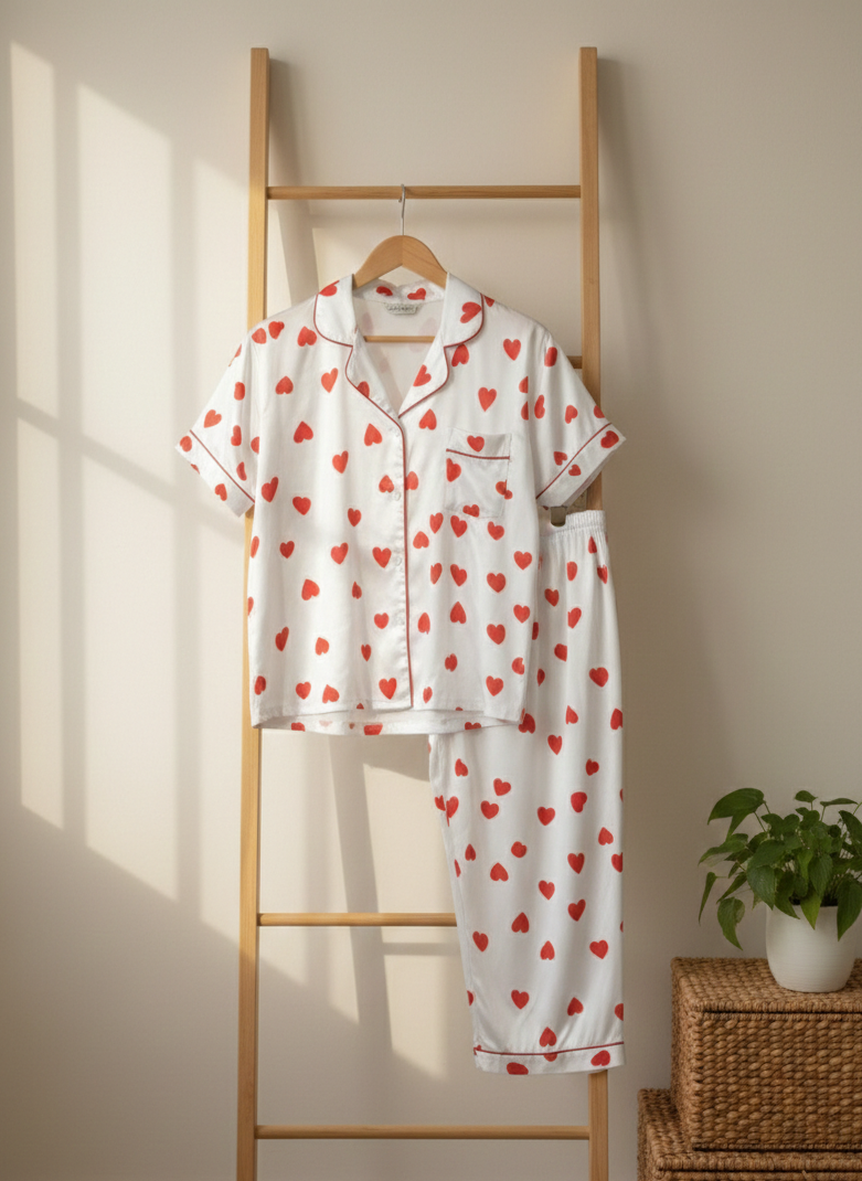 Pijama algodón crepé: 3 piezas