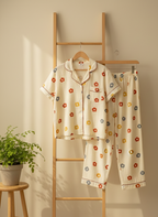 Pijama crepé pantalón